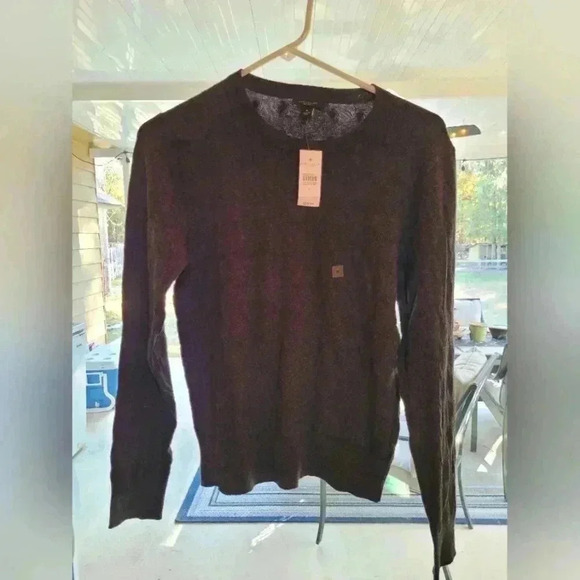 NWT Anne Taylor gray cable sweater women's size Medium, perfect for fall $20 - Picture 1 of 4